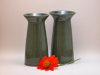 Thumbnail: Flower Vase 
          Color: Green, Blue
          Size: 4&rdquo; x 4&rdquo; 7.5&rdquo;
          $35.00 each.